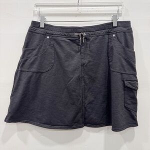 Kuhl Mova Skort Dark Grey Size XL Outdoor Athleisure Walking Hiking